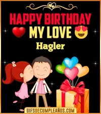 GIF Happy Birthday Love Kiss gif Hagler